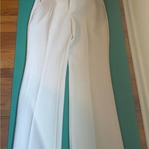 Banana Republic White Wide Leg Pants High Waisted